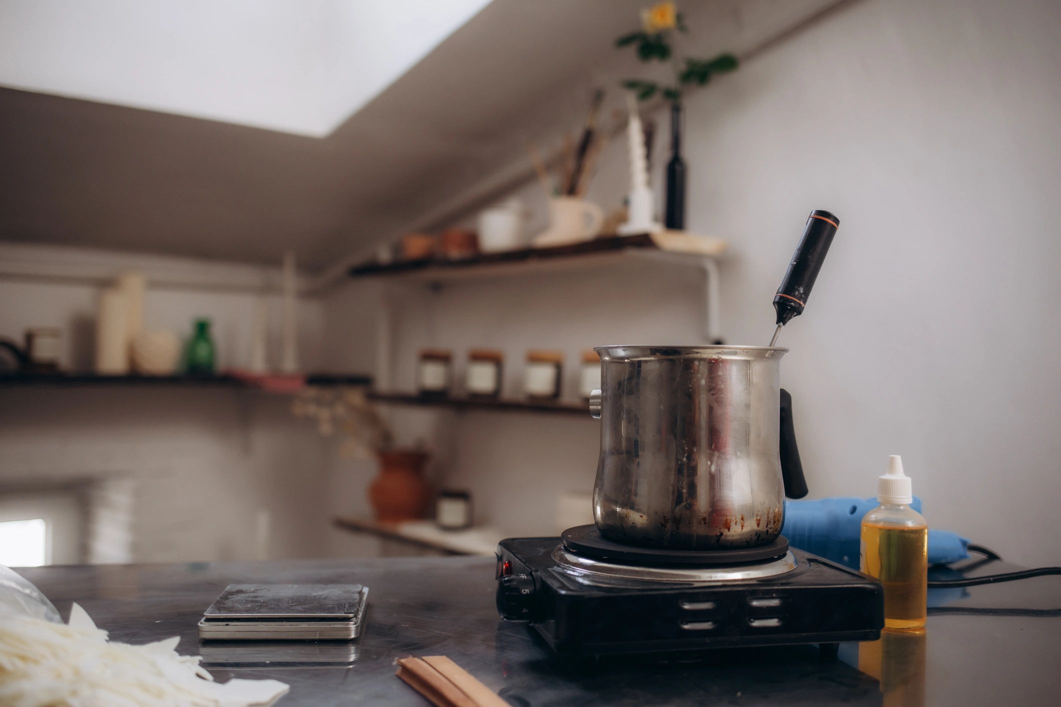 mobile candle making workshop